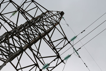 electric pole close up