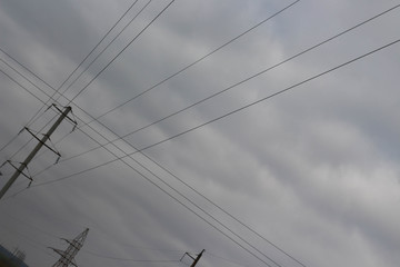 electric pole close up