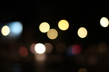 lights on background of lights