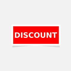 sticker label discount