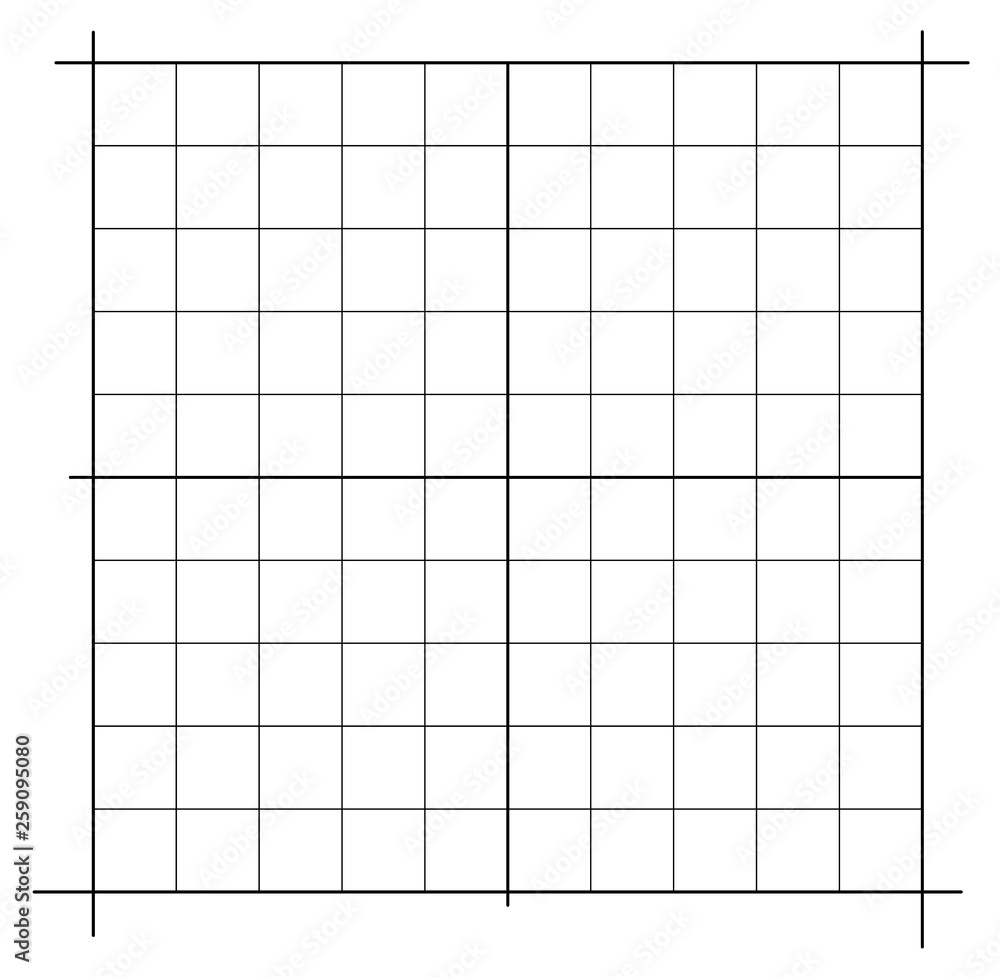 Aufkleber measured grid. graph plotting grid. corner ruler with measurement isolated on the white background. 