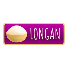 Longan fresh logo. Cartoon of longan fresh vector logo for web design isolated on white background