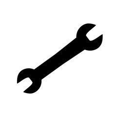Repair icon. Wrench icon. Settings icon isolated