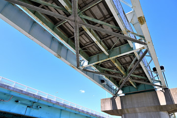 多摩川大橋の裏側