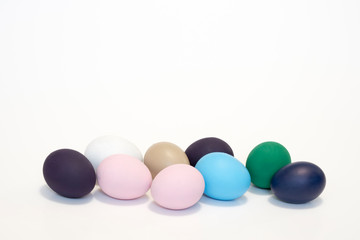 Easter Eggs of Different Colors (2019) Background