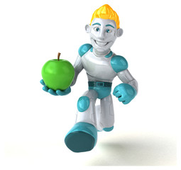 Naklejka premium Robot - 3D Illustration