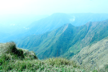 view of mountains