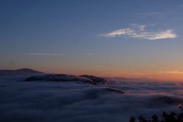 landscape sky ภูเขา ทะเลหมอก sun