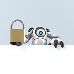 Big robot - 3D Illustration