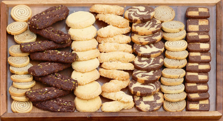  Elaborate pastries and cookies at a luxury hotel