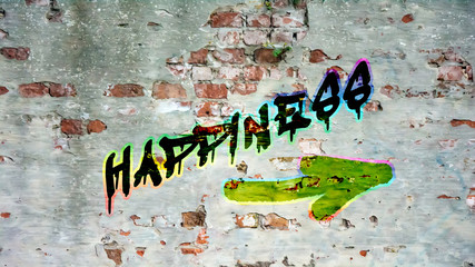 Wall Graffiti to Happiness