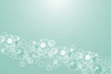 Big Data Visualization Background. Modern futuristic virtual abstract background. Science network pattern, connecting lines and dots. Global network connection vector.