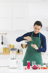 MAN IN APRON
