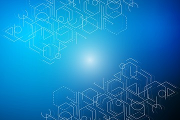 Big Data Visualization Background. Modern futuristic virtual abstract background. Science network pattern, connecting lines and dots. Global network connection vector.