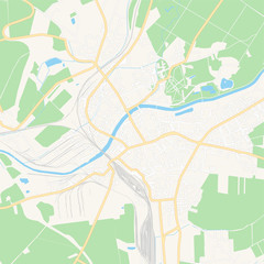  Prerov, Czechia printable map