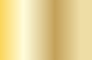 Obraz na płótnie Canvas Realistic gold gradient texture. Shiny golden metal foil gradient. Vector illustration