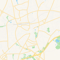 Slagelse, Denmark printable map