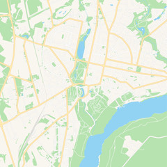 Viljandi, Estonia printable map