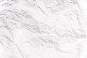 White Paper Texture background White crumpled paper