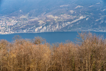 Obraz premium Como lake from Ghisallo, Italy