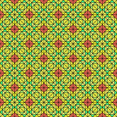 Seamless geometric pattern. Seamless modern abstract background of geometric shapes. Mosaic geometric background. Template for your design tile, wallpaper, fabric, textile, cover