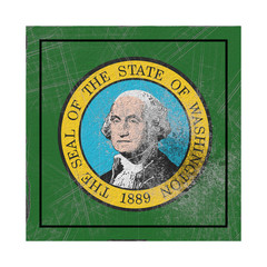 Old Washington State flag