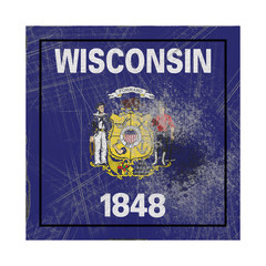 Old Wisconsin State flag