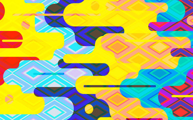 The background of the multi-colored rhombic. Suitable for the background of mobile phones