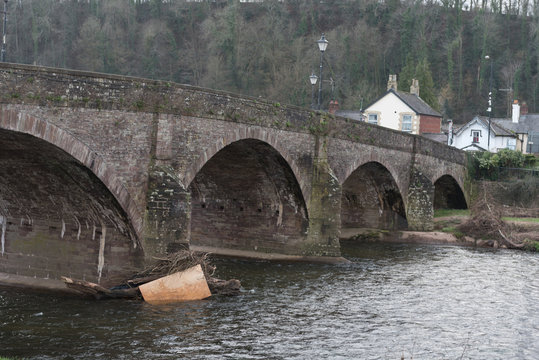 River Usk Bridge Wales