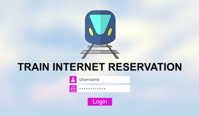 Concept of train internet reservation