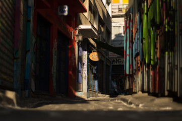 Obraz na płótnie Canvas athens alley