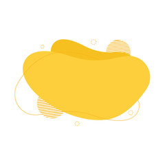 Abstract fluid design element