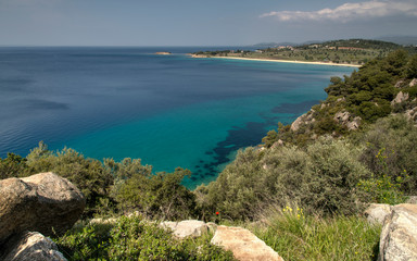 Baie de Nikitas, Grèce