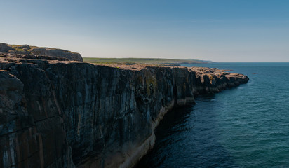 Irlanda, Parco Nazionale del Burren (Boireann), le scogliere.