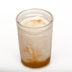 yaourt  chevre poire