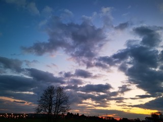 Obraz premium Abendhimmel