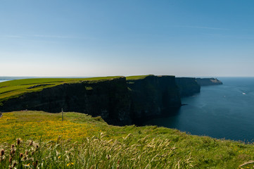 Irlanda, le Scogliere di Moher. Sono impressionanti e suggestive scogliere a picco sul mare situate...