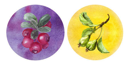 Abstraction background.Hand drawn watercolor illustration.