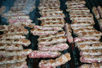 meat on the grill