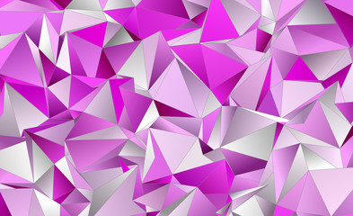 Fototapeta premium 3d Triangles, abstract background. Design wallpaper. polygonal mosaic