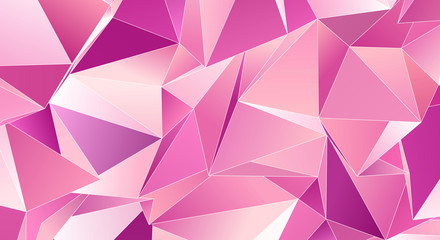 Fototapeta premium 3d Triangles, abstract background. Design wallpaper. polygonal mosaic