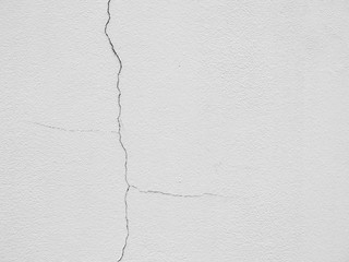 Obraz premium white wall with crack texture background