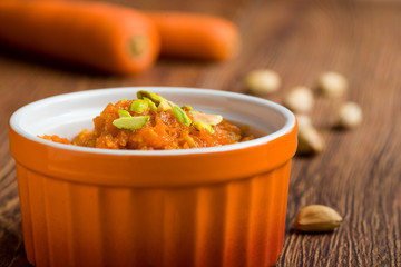Carrot Gajar ka halwa Indian sweet