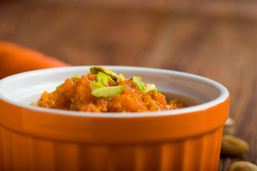 Carrot Gajar ka halwa Indian sweet