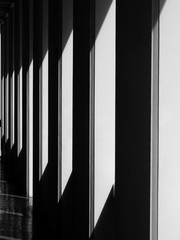 black and white interior wall design