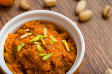 Carrot Gajar ka halwa Indian sweet