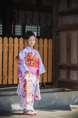 Fototapeta premium 七五三の女の子