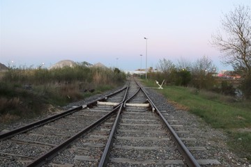 Obraz premium EMBRANCHEMENT DE VOIE FERREE - RAILS