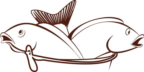 Obraz premium fish.vector image