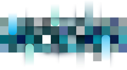 Vector pixel, mosaic, grid square color background. Illustration creative graphic design. Abstract texture, geometric tile. Digital modern pattern for banner, poster, flyer, template, wallpaper